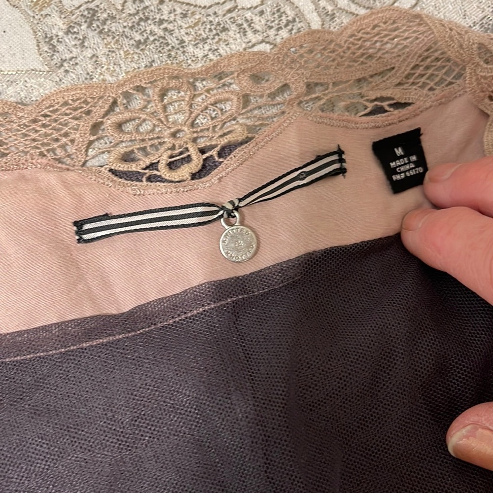 Unique sweater with attached under blouse